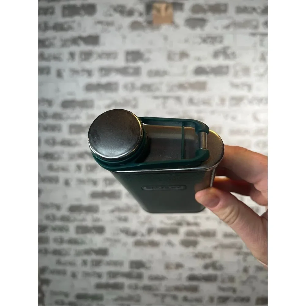 Stanley | metal green flask new